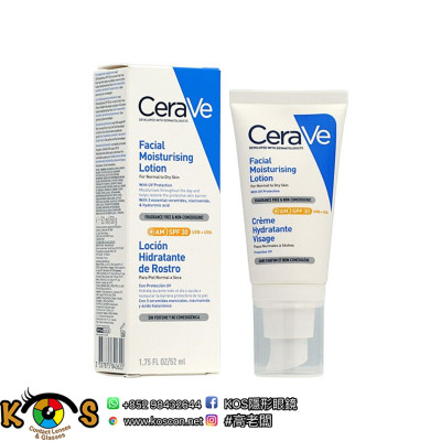 CeraVe SPF30 長效保濕防曬面霜 SPF30 Facial Moisturizing Lotion 52ml CeraVe SPF30 長效保濕防曬面霜 SPF30 Facial Moisturizing Lotion 52ml